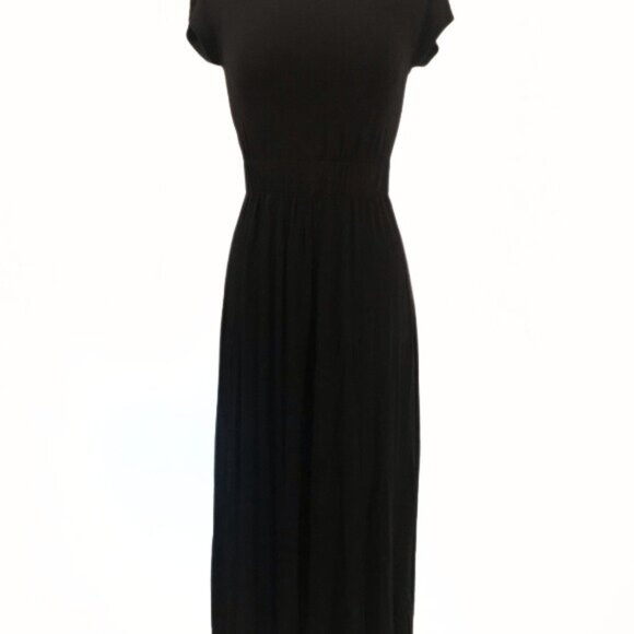 Rare Black Maxi Dress by Argentinian Designer Paula Cahen D’anvers Cut Out Back - Picture 3 of 7